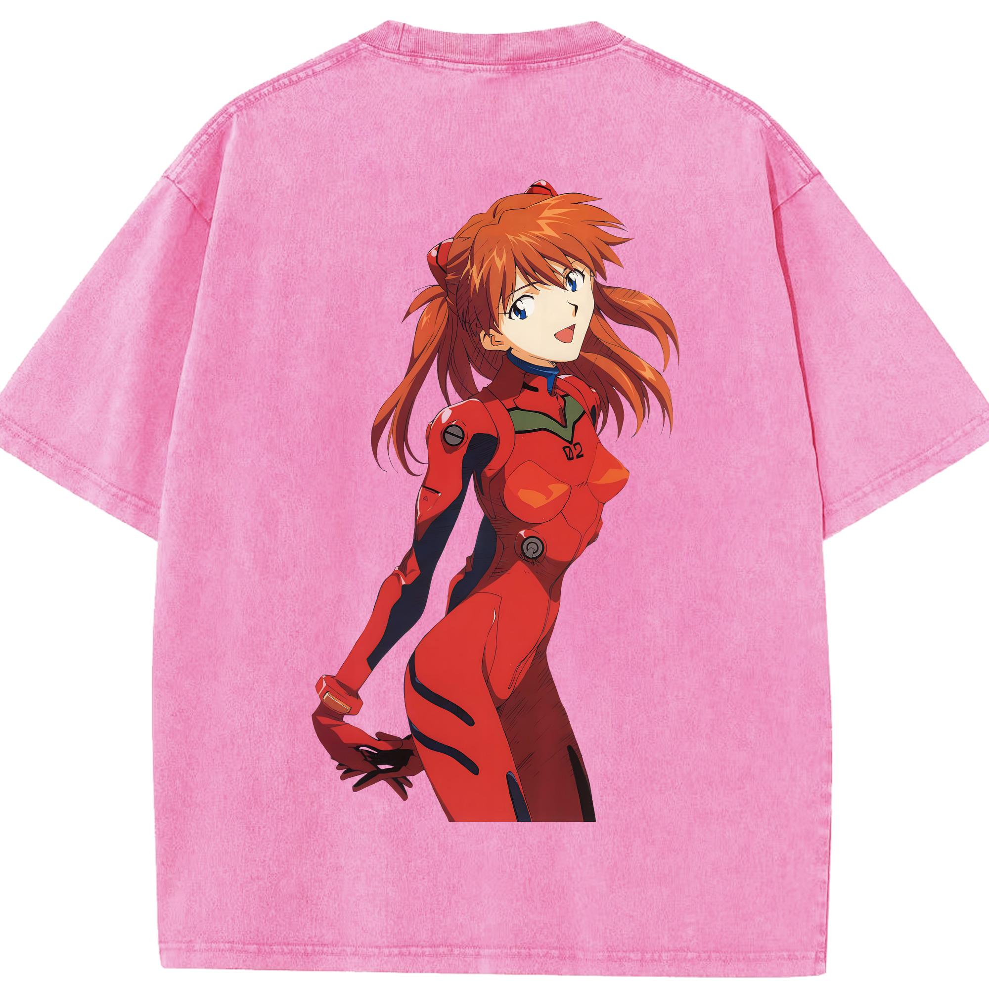 （画像用） EVA 新世紀エヴァンゲリオン 綿100% ヴィンテージ風 半袖Tシャツ（背面プリント）